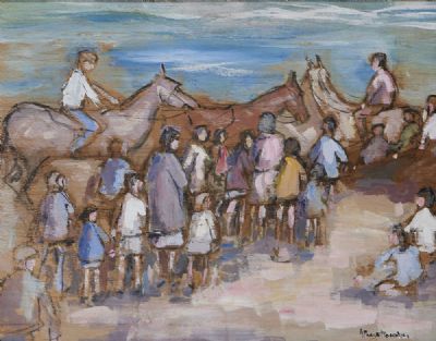 PONY RIDES by Gladys Maccabe  at deVeres Auctions