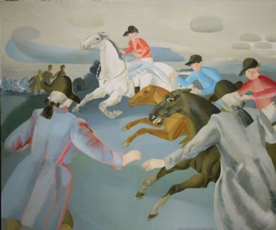 THE PAIDR�N MARE AT THE CURRAGH by Ann Griffin-Bernstorff  at deVeres Auctions