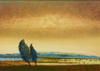LANDSCAPE WITH TREES by Daniel O'Neill  at deVeres Auctions