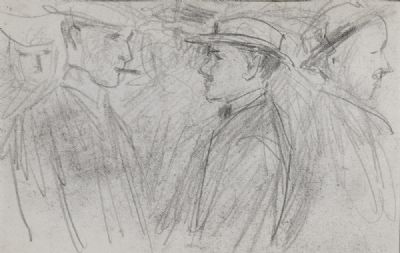RACE MEETING by Jack Butler Yeats  at deVeres Auctions