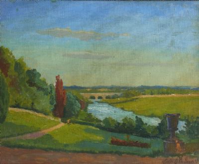VIEW OF THE BOYNE VALLEY by Sean O'Sullivan  at deVeres Auctions
