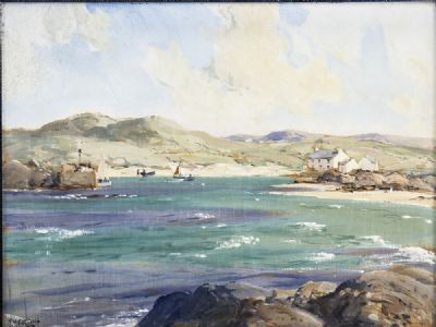 PORT NA BLAGH, CO DONEGAL by James Humbert Craig  at deVeres Auctions