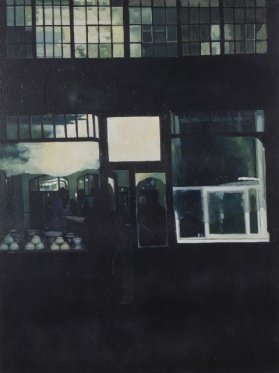 EEL AND PIE SHOP IN BRIXTON III by Hector McDonnell  at deVeres Auctions