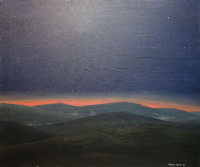 NIGHT CALM, DUBLIN MOUNTAINS by Patrick Hickey sold for €320 at deVeres Auctions