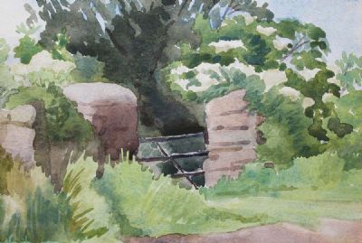 THE ELDER BUSH by Margaret Stokes sold for €50 at deVeres Auctions