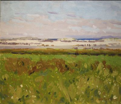 LOOKING TOWARDS INISH BOFFIN by Henry Healy sold for €550 at deVeres Auctions