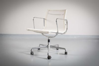 THE EA117 OFFICE CHAIR, by CHARLES AND RAY EAMES  at deVeres Auctions