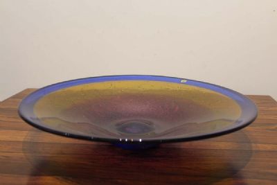 A SWEDISH GLASS BOWL by KOSTA,  at deVeres Auctions