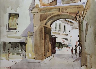 THE ARCH by Desmond Carrick sold for €220 at deVeres Auctions