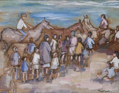 PONY RIDES by Gladys Maccabe sold for €1,100 at deVeres Auctions