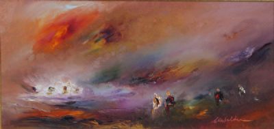 TOWARDS THE LIGHT by Carol Ann Waldron sold for €750 at deVeres Auctions