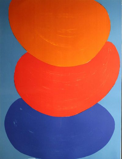 OCHRE, RED, BLUE by Sir Terry Frost  at deVeres Auctions