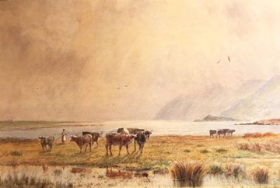 GLEN LOUGH, DONEGAL by Frank Egginton sold for €600 at deVeres Auctions