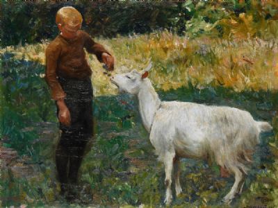 FEEDING TIME by Anton Hirschig sold for €7,500 at deVeres Auctions