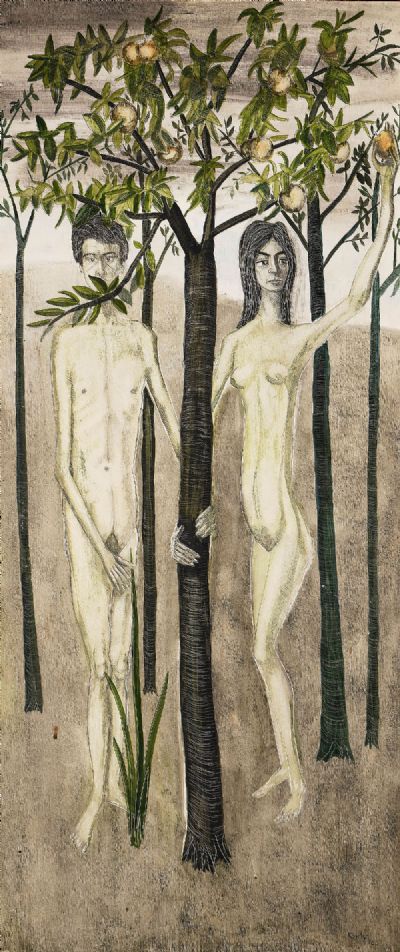 ADAM AND EVE by Reginald Gray  at deVeres Auctions