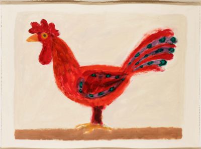 ROOSTER by Breon O'Casey sold for €3,600 at deVeres Auctions