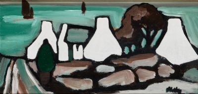 GABLE ENDS by Markey Robinson sold for €1,900 at deVeres Auctions