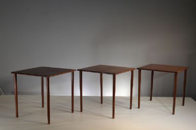 A TRIO OF TEAK OCCASIONAL TABLES at deVeres Auctions