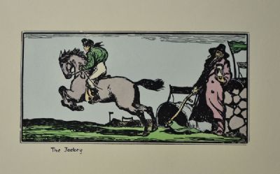 THE JOCKEY by Jack Butler Yeats  at deVeres Auctions