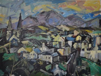 LOOKING BACK AT CLIFDEN by Colin Davidson sold for €4,000 at deVeres Auctions