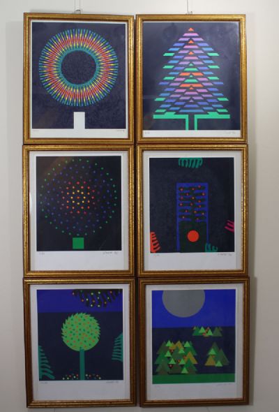 CHRISTMAS CARDS by Patrick Scott  at deVeres Auctions