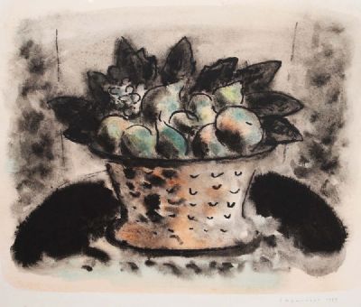 STILL LIFE - PEARS by Neil Shawcross  at deVeres Auctions