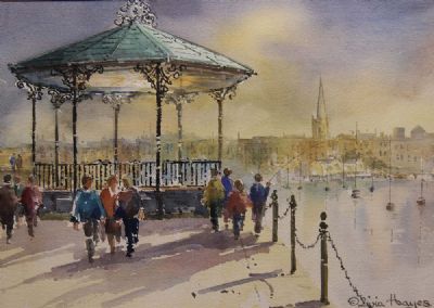 PIER WALK, DUNLAOGHAIRE by Olivia Hayes  at deVeres Auctions
