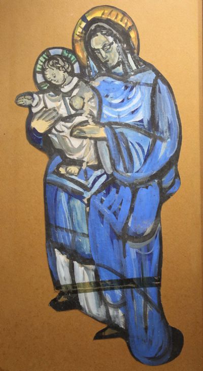 MADONNA AND CHILD by Evie Hone  at deVeres Auctions
