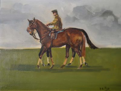 POLO PONY STUDY by Peter Curling  at deVeres Auctions
