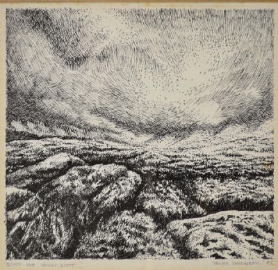 STUDY FOR THE VALLEY OF LIGHT by Trevor Geoghegan  at deVeres Auctions