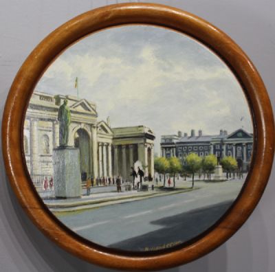 COLLEGE GREEN AND TRINITY by Neville Henderson sold for €190 at deVeres Auctions