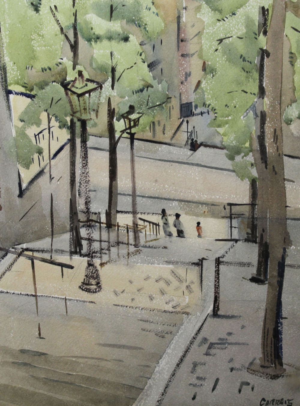 Lot 16 - STEPS FROM SACRE COEUR by Desmond Carrick
