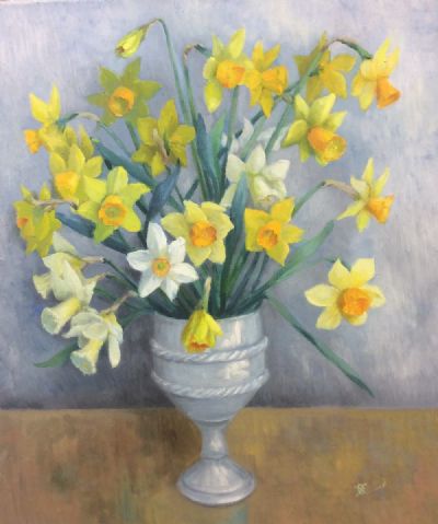 DAFFODILS by Irish School sold for €300 at deVeres Auctions