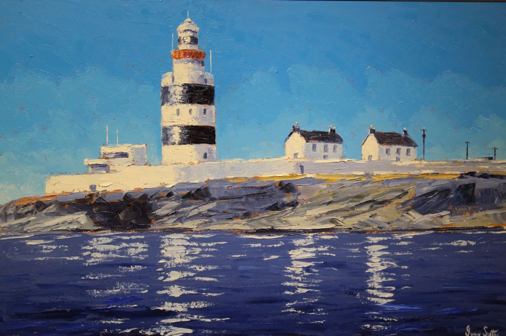 HOOK LIGHTHOUSE, CO. WEXFORD by Ivan Sutton  at deVeres Auctions