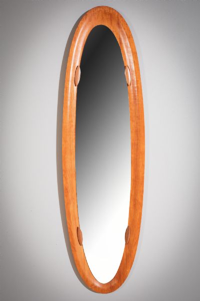 AN ITALIAN OVAL WALL MIRROR by CAMPO E GRAFFI  at deVeres Auctions