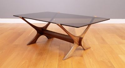 THE CONDOR TABLE, by FREDRIK SCHRIEVER-ABELN FOR OREBRO GLAS, SWEDEN  at deVeres Auctions
