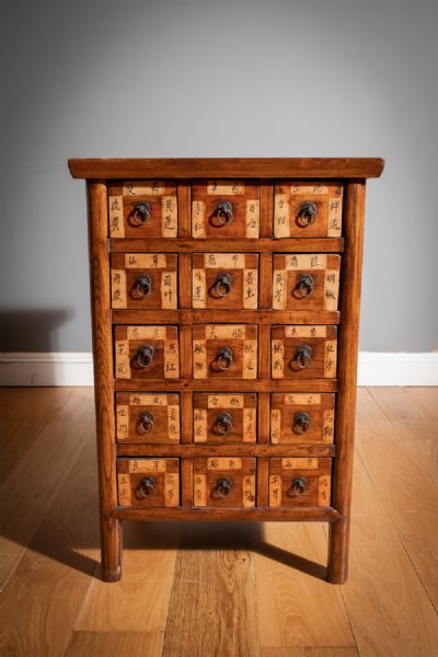 A CHERRYWOOD COLLECTORS CHEST at deVeres Auctions