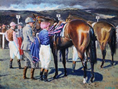 THE WINNERS ENCLOSURE AT PUNCHESTOWN by John Fitzgerald  at deVeres Auctions