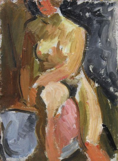 NUDE STUDY by Elizabeth Rivers sold for €1,700 at deVeres Auctions