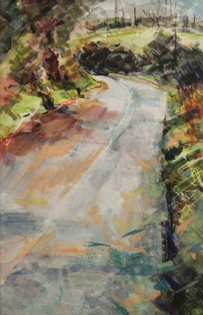COUNTRY ROAD by Lorraine Wall sold for €60 at deVeres Auctions