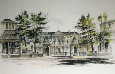 LEINSTER HOUSE, KILDARE STREET, DUBLIN by Colin Gibson sold for €200 at deVeres Auctions