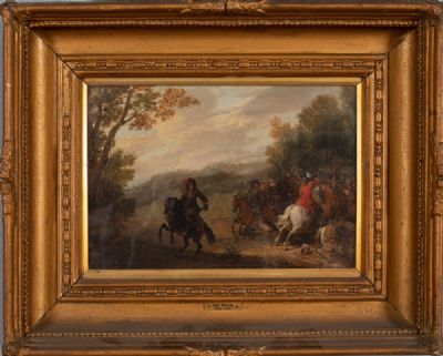 BATTLE SCENE Attributed to Jan Wyck at deVeres Auctions