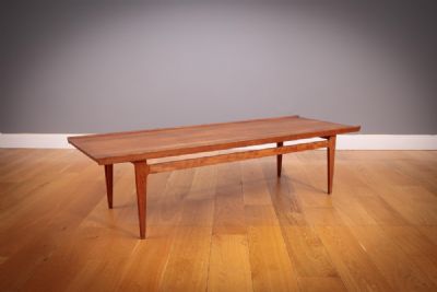 A TEAK 500 SERIES COFFEE TABLE, DANISH 1960s, by FINN JUHL FOR FRANCE & SON sold for €750 at deVeres Auctions