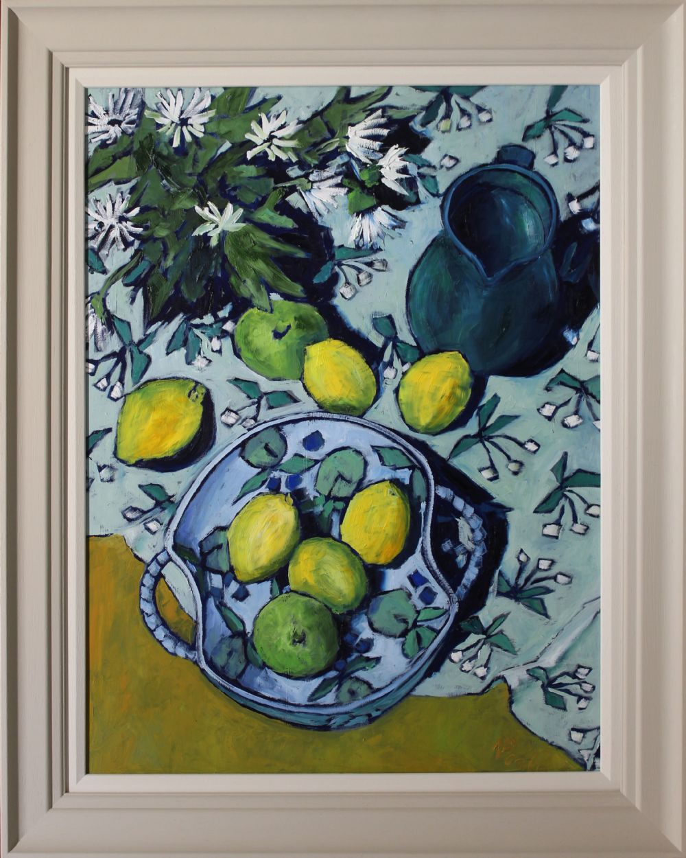 LEMONS ON ITALIAN CLOTH by Patrick Viale sold for €800 at deVeres Auctions
