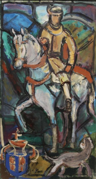 THE WARRIOR by Evie Hone sold for €3,400 at deVeres Auctions