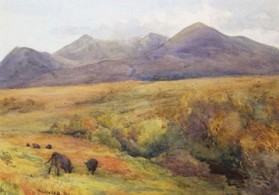 HILLSIDE GRAZING by Mildred Anne Butler  at deVeres Auctions