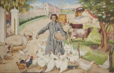 THE IRISH FARM by Margaret Clarke  at deVeres Auctions