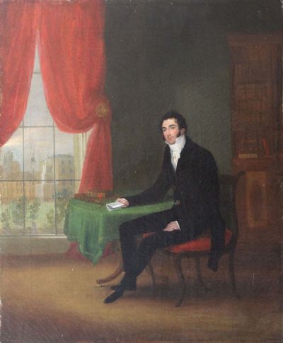 PORTRAIT OF A GENTLEMAN by Maria Spilsbury Taylor  at deVeres Auctions