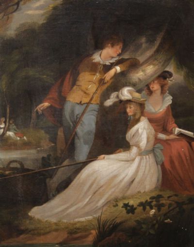 THE FISHING PARTY by Richard Westall  at deVeres Auctions