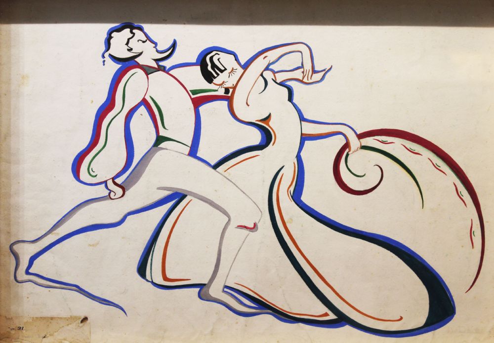 THE DANCE by Barbara Warren sold for €320 at deVeres Auctions